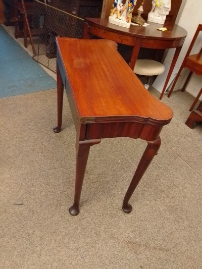 Antique Georgian Card Games Side Table - Image 4