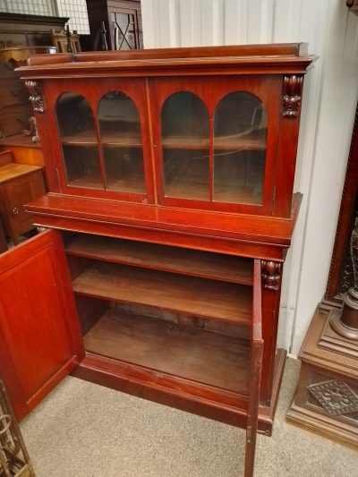 Antique Victorian Side Cabinet Sideboard - Image 2