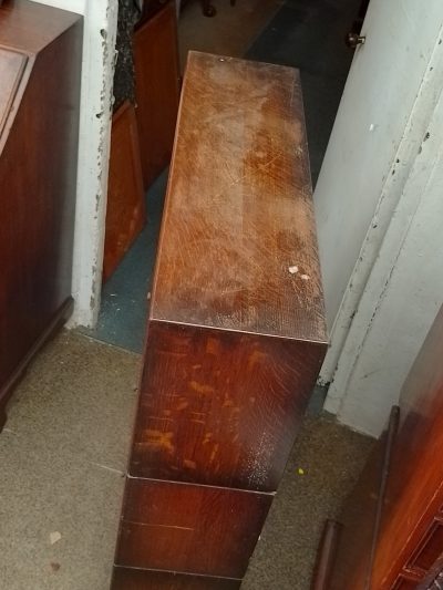 1920's Stacking Oak Bookcase Cabinet - Image 5