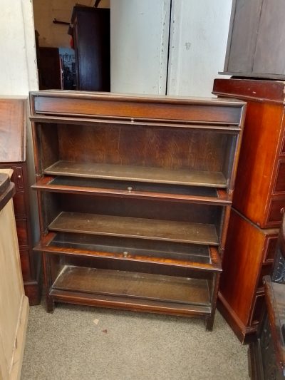 1920's Stacking Oak Bookcase Cabinet - Image 2