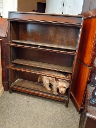 1920's Stacking Oak Bookcase Cabinet - Image 4