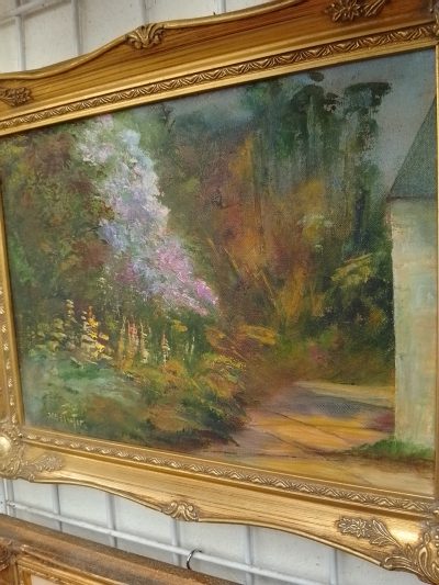 Pair of Edwardian Gilt Framed Oil Paintings - Image 3