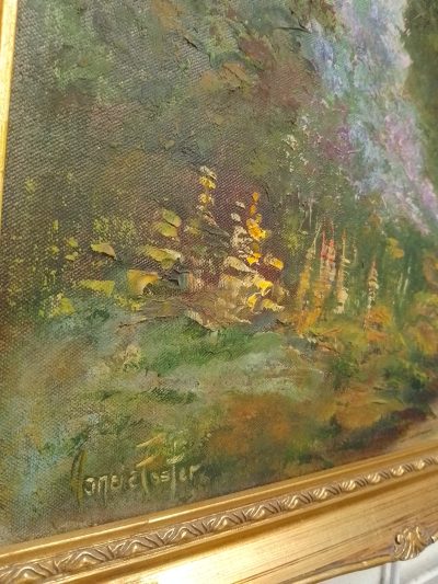 Pair of Edwardian Gilt Framed Oil Paintings - Image 5