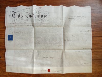 Rare Vellum Deed/Mortgage Hudsons of Sutton in Kildwick 1860 Stunning Wax Seal - Image 2