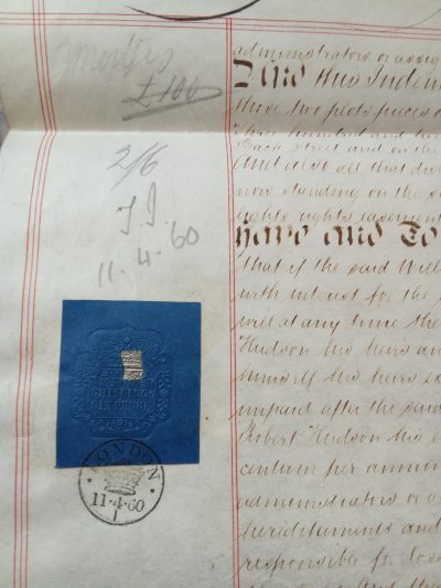 Rare Vellum Deed/Mortgage Hudsons of Sutton in Kildwick 1860 Stunning Wax Seal - Image 11
