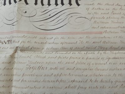 Rare Vellum Deed/Mortgage Hudsons of Sutton in Kildwick 1860 Stunning Wax Seal - Image 5