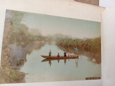 Album of 24 Photographs JAPAN c1900 Meiji Period Hand Coloured Nagasaki Kyoto Kobe Rare Street Scenes - Image 9