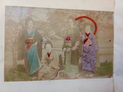 Album of 24 Photographs JAPAN c1900 Meiji Period Hand Coloured Nagasaki Kyoto Kobe Rare Street Scenes - Image 22