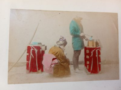 Album of 24 Photographs JAPAN c1900 Meiji Period Hand Coloured Nagasaki Kyoto Kobe Rare Street Scenes - Image 28