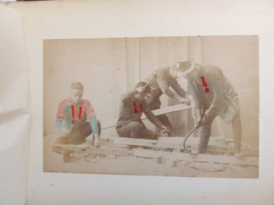 Album of 24 Photographs JAPAN c1900 Meiji Period Hand Coloured Nagasaki Kyoto Kobe Rare Street Scenes - Image 26