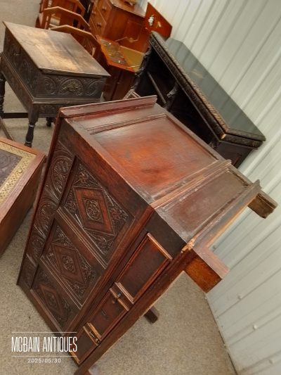 Good Antique Mule Chest Coffer - Image 3