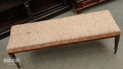 Antique Victorian Window Seat Stool - Image 7