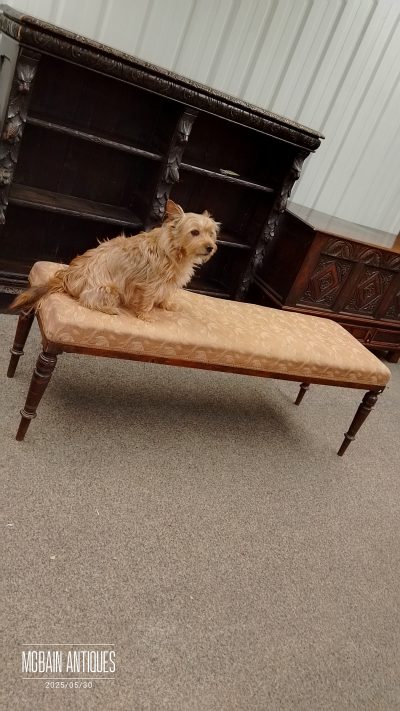 Antique Victorian Window Seat Stool - Image 2