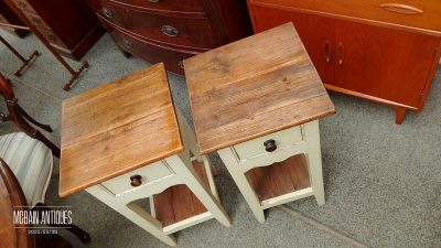 Good Vintage Pair of Small Painted Tables - Image 7