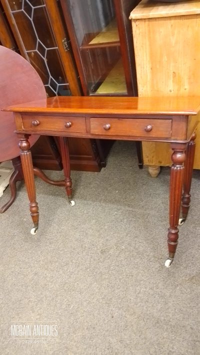 Antique Side Writing Dressing Table - Image 6