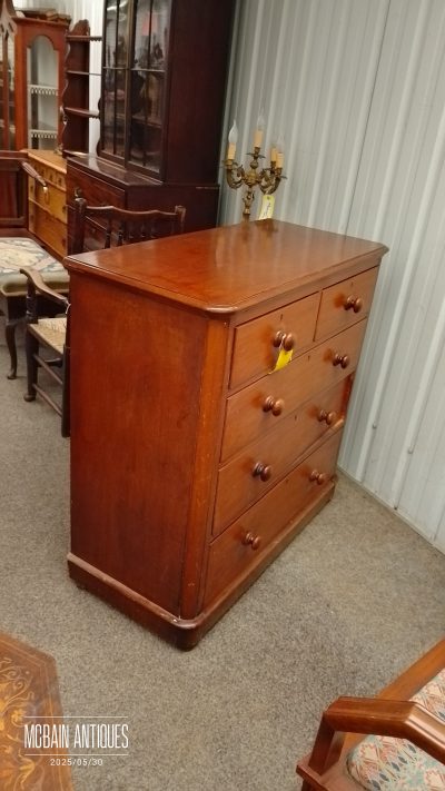 Antique Victorian Chest of Drawers - Image 3