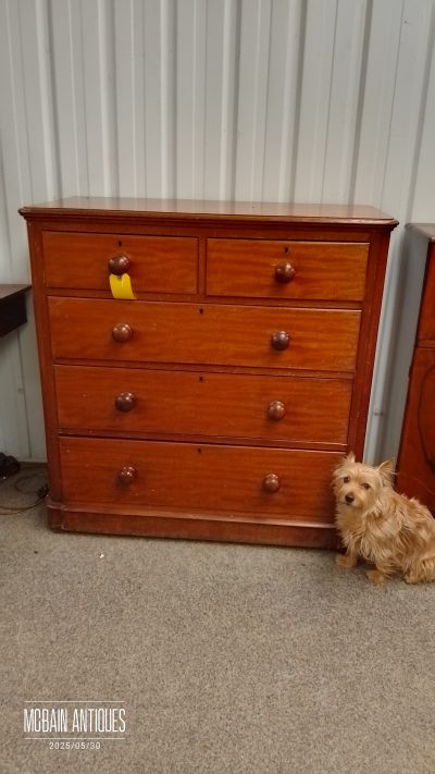 Antique Victorian Chest of Drawers - Image 4