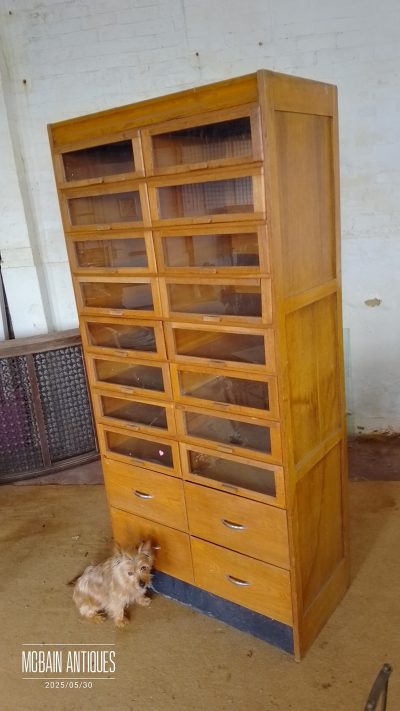 Good 1920's Haberdashery Multi Drawer Cabinet - Image 8