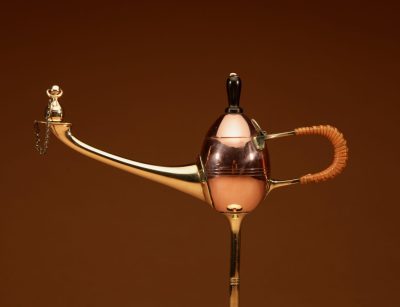 Art Nouveau Jan Eisenlöffel Designed For WMF Cigar Oil lamp Circa 1900. - Image 2