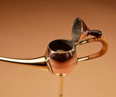 Art Nouveau Jan Eisenlöffel Designed For WMF Cigar Oil lamp Circa 1900. - Image 8