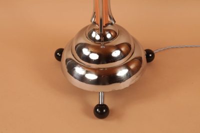 Art Deco Very Stylish Chrome Modernist  Standard Lamp, French Circa 1920-40. - Image 2
