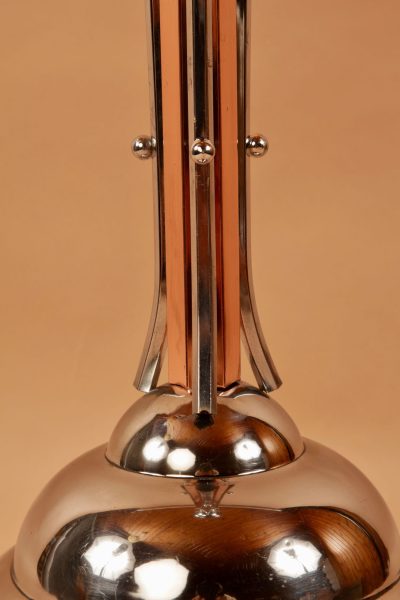 Art Deco Very Stylish Chrome Modernist  Standard Lamp, French Circa 1920-40. - Image 3