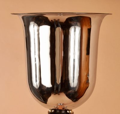 Art Deco Very Stylish Chrome Modernist  Standard Lamp, French Circa 1920-40. - Image 7