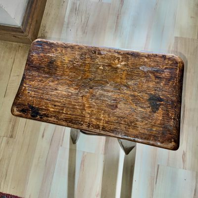 17th Century Oak Cricket Stool - Image 9