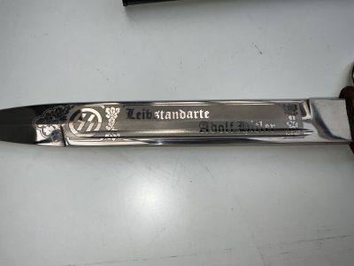 GERMAN LEIBSTANDARTE ADOLPH HITLER CEREMONIAL SS BAYONET - Image 5