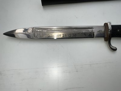 GERMAN LEIBSTANDARTE ADOLPH HITLER CEREMONIAL SS BAYONET - Image 6