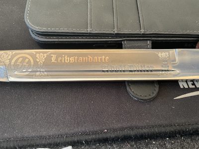 GERMAN LEIBSTANDARTE ADOLPH HITLER CEREMONIAL SS BAYONET - Image 11