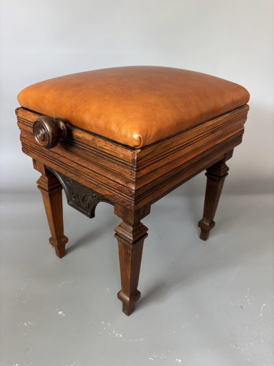 Adjustable Piano Stool by Brooks - Image 5
