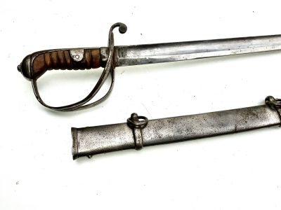 HEAVY CAVALARY SWORD AND SCABBARD OF THE EARLY 19TH CENTURY - Image 11