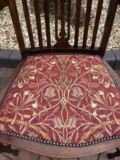 Art Nouveau Mahogany Armchair - Image 2