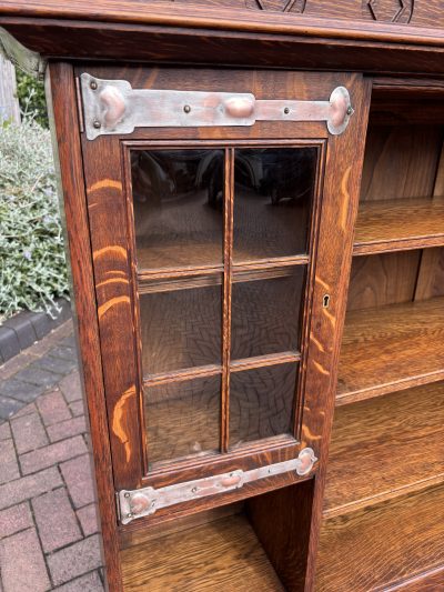 Shapland & Petter Arts & Crafts Oak Bookcase - Image 10