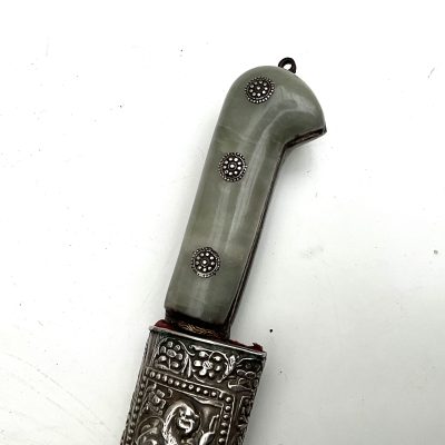 Antique Indo - Persian Islamic Mughal Indian Dagger Pesh Kabz North India 18th Century - Image 2
