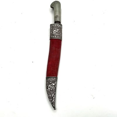 Antique Indo - Persian Islamic Mughal Indian Dagger Pesh Kabz North India 18th Century - Image 6