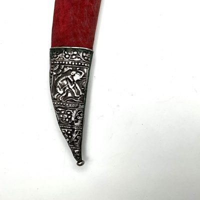 Antique Indo - Persian Islamic Mughal Indian Dagger Pesh Kabz North India 18th Century - Image 10