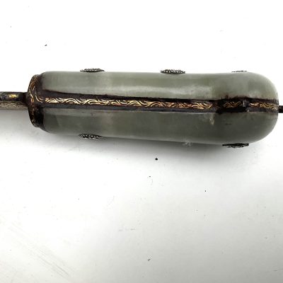 Antique Indo - Persian Islamic Mughal Indian Dagger Pesh Kabz North India 18th Century - Image 18