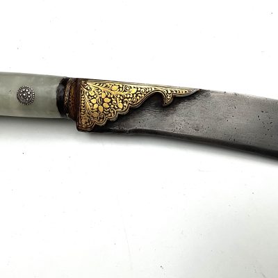 Antique Indo - Persian Islamic Mughal Indian Dagger Pesh Kabz North India 18th Century - Image 22