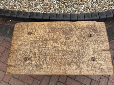 19th Century Oak Pig Bench - Image 7