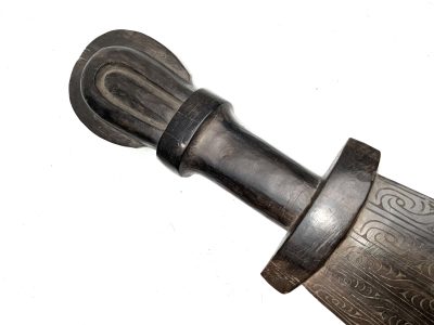 SOUTH SEAS LATE 18TH CENTURY WAR CLUB/SWORD - Image 7