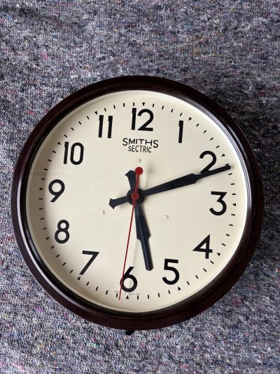 1930s Bakelite Smiths Sectric Wall Clock - Image 6