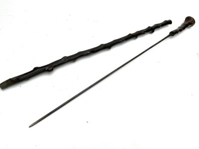 ONE OF THE VERY BEST BLACKTHORN WALKING/SWORD STICKS - Image 9