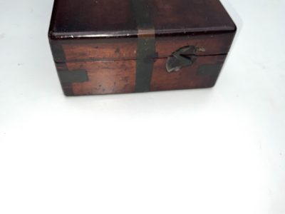 GUNS MAHOGANY BRASS BOUND FITTED CASE - Image 5