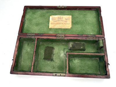 GUNS MAHOGANY BRASS BOUND FITTED CASE - Image 7