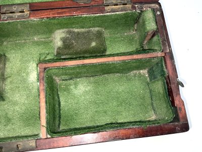 GUNS MAHOGANY BRASS BOUND FITTED CASE - Image 11