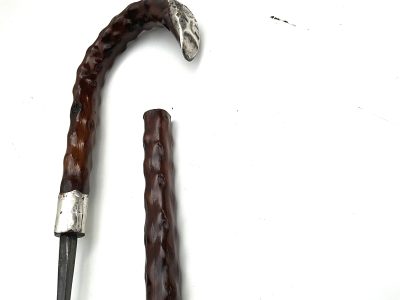 ENGLISH THORN TREE GENTS WALKING/SWORD STICK - Image 18