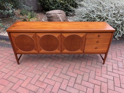 Mid Century Nathan Circles Sideboard - Image 2
