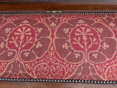 Gillows & Co Arts & Crafts Walnut Hall Settle - Image 4